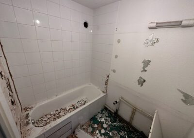 démolition salle de bain